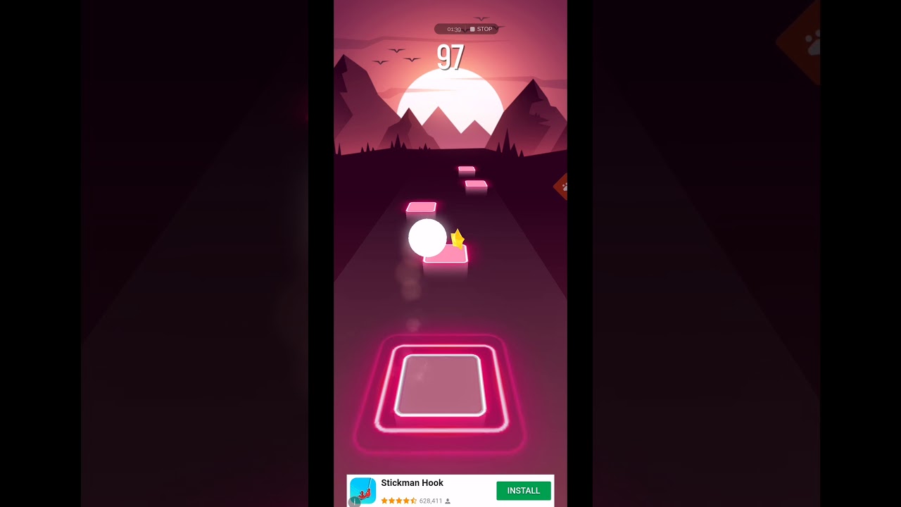 Playing tiles hop on my honor  (Android) (honor 20 lite) 2020 gameplay/materlateef21