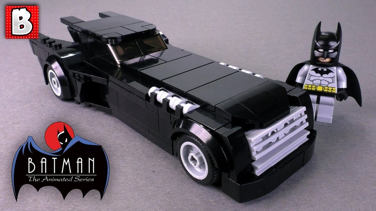 Sleek Batman Animated Series Batmobile LEGO MOC!