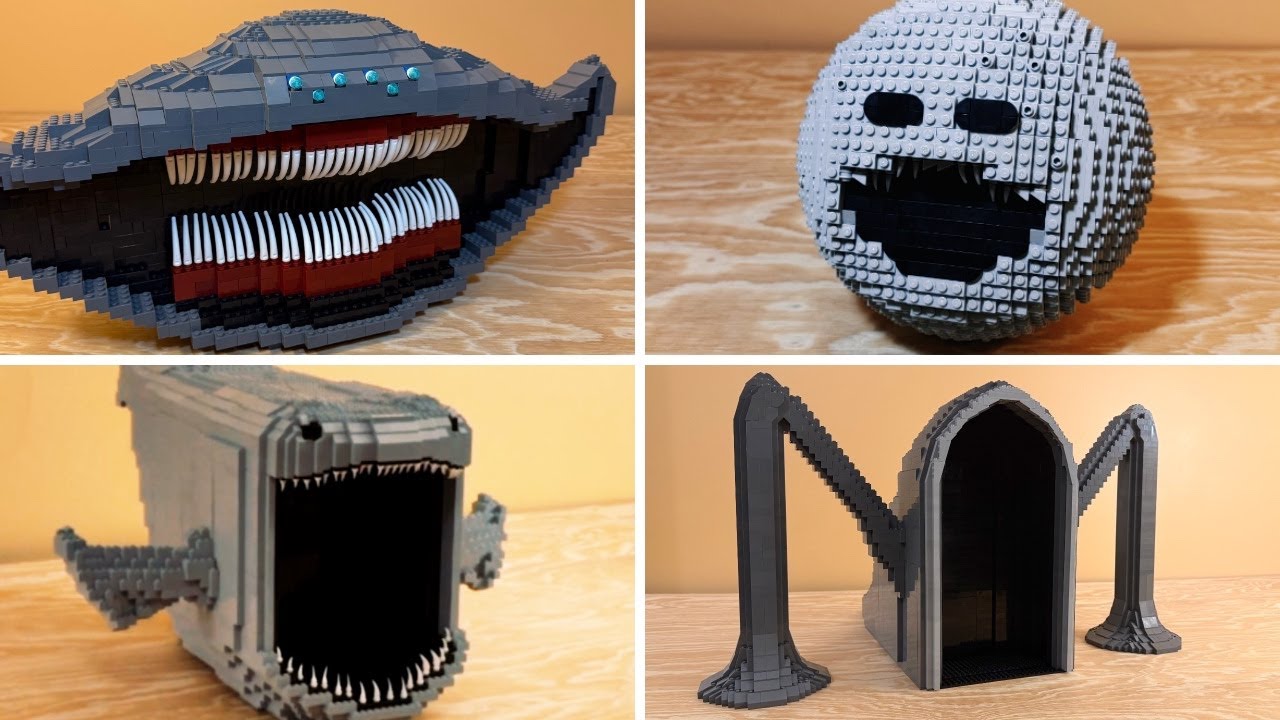 LEGO The Moon that wakes up VS The Bloop VS El Gran Maja VS Sea Eater