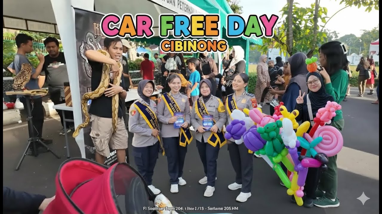 LIBURAN ANTI BOSEN | CAR FREE DAY JALAN TEGAR BERIMAN CIBINONG BOGOR #cfd #carfreeday