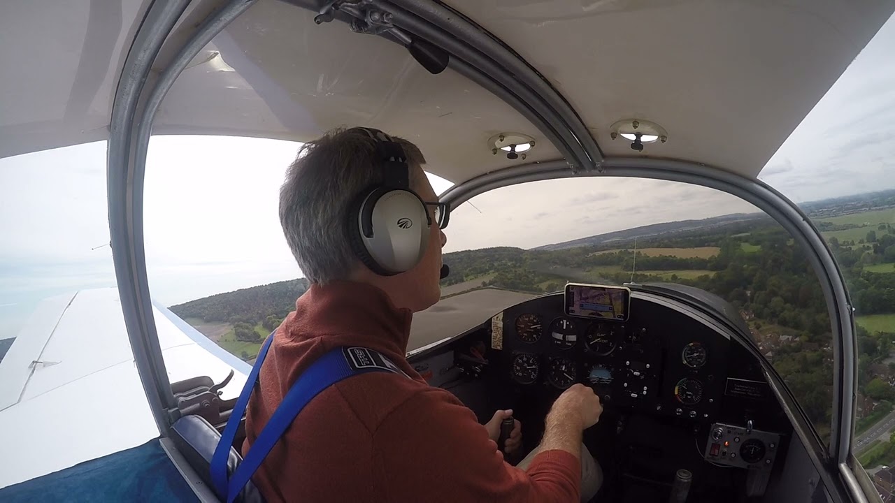 Landing at RAF Halton Runway 25 September 2024