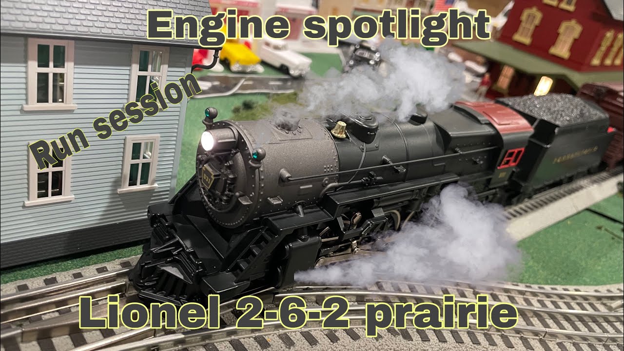 Engine spotlight with the Lionel 2-6-2 prairie 
