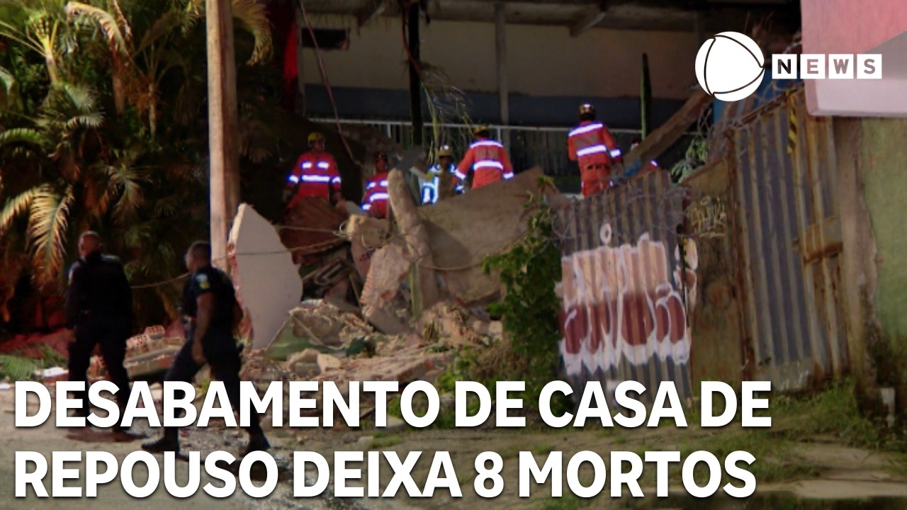 Desabamento em lar de idosos deixa oito mortos e quatro desaparecidos em Belo Horizonte (MG)