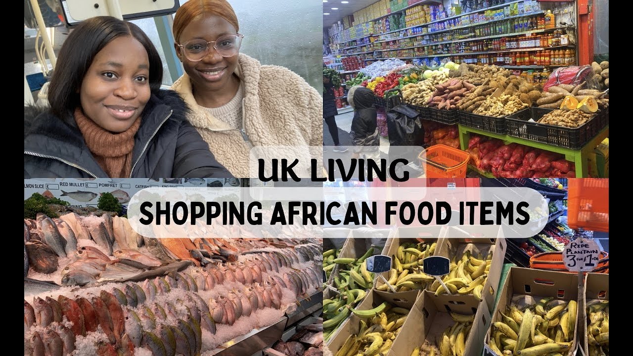 UK 🇬🇧 LIVING| BUYING AFRICAN FOOD ITEMS IN THE UK |SHOPPING GROCERIES IN AFRICAN STORES AT CROYDON