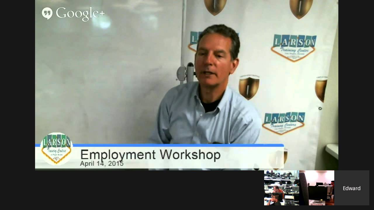 Larson Training Centers (Las Vegas) Employment Planning