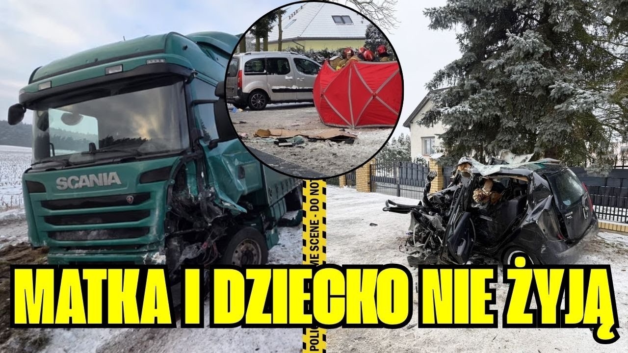 Matka i 4-latka nie żyją. Tragedia na DW193 pod Chodzieżą