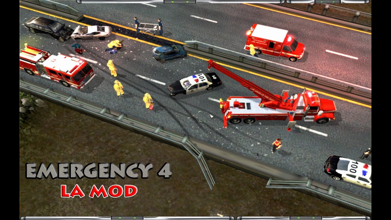 Emergency 4/LA Mod Campaign - Mission 5 - Motorway Bridge Collapses!