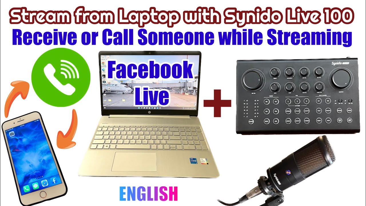 Receive Call or Call Someone While on Streaming using Synido Live 100