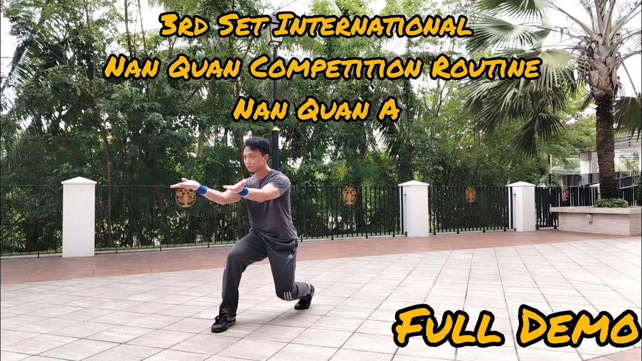 3rd Set Nan Quan Competition Routine (Jurus Nan Quan Junior A) Demo
