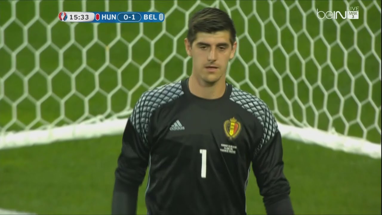 Thibaut Courtois vs Hungary - Euro 2016 (26.06.2016) HD 720p