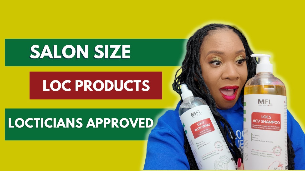 Made For Locs Salon Sizes! 🧴 Best Shampoo, Gel & Spray for Locticians