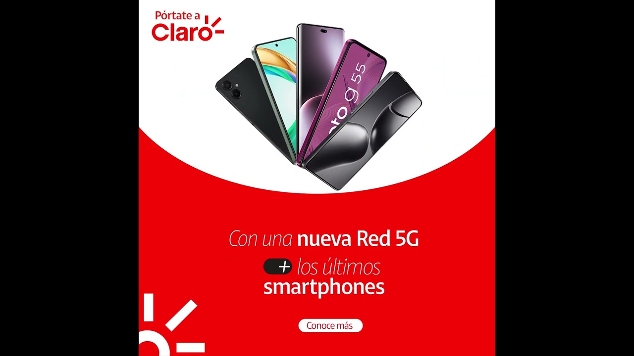 P&oacute;rtate a Claro y disfruta de una nueva Red 5G