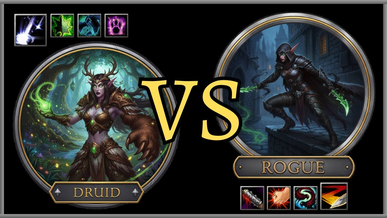 INSANE SUB ROGUE vs DRUID BALANCE | Epic PvP Arena 1v1