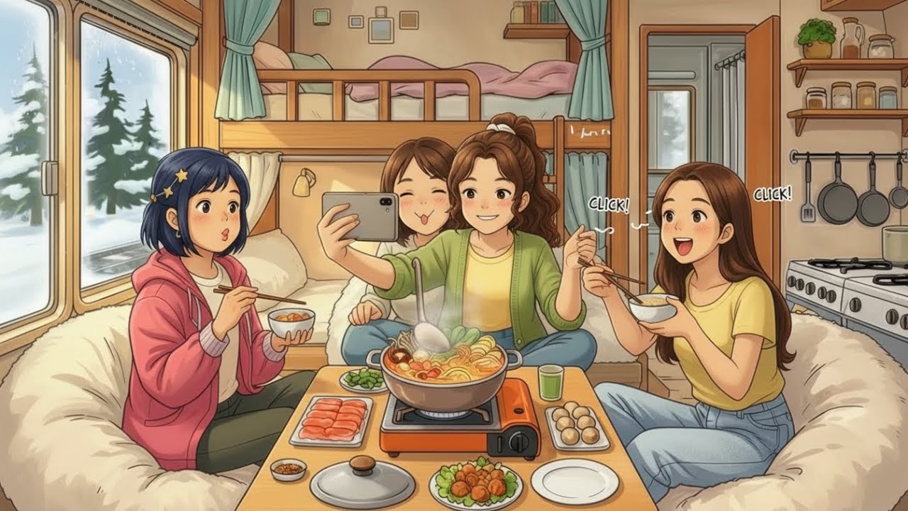 Cozy Days Aboard the Train with Friends |A Dream Journey with Friends, Finally Together Ghibli Style