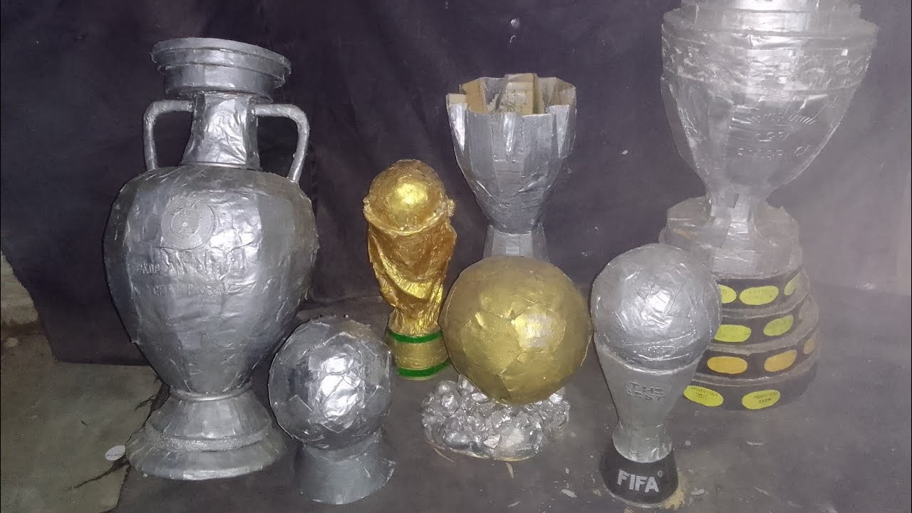 how to make world cup ballon dor fifa world best euro copa america with paper ⚽🏆🇦🇷🇵🇹🇪🇸🇧🇷