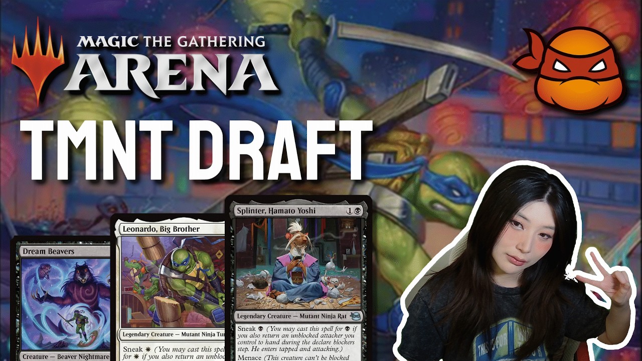 ninjas go brrrrrrrrr | TMNT Premier Draft | MTG Arena