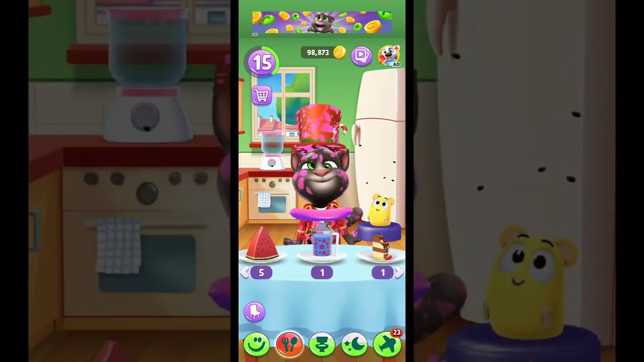 Talking Tom Cat ♥️🔴  live #gaming #mobile #android