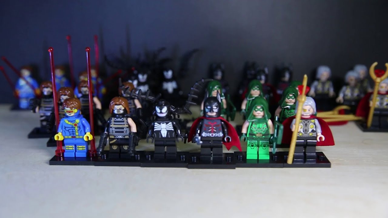 Lego DC Vs Marvel Superheroes DeCool Wave 4 0134 - 0138 Review