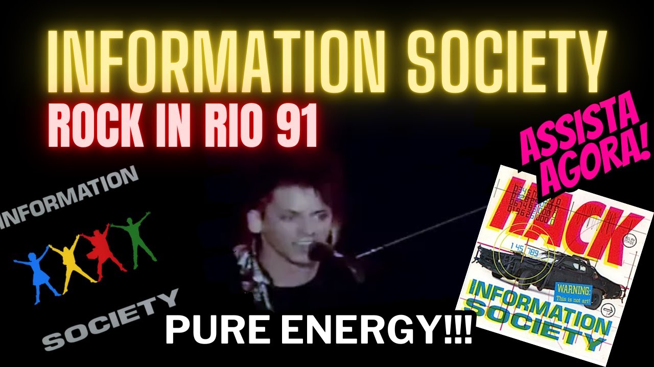 INFORMATION SOCIETY ROCK IN RIO 1991 - Best Audio with interviews!