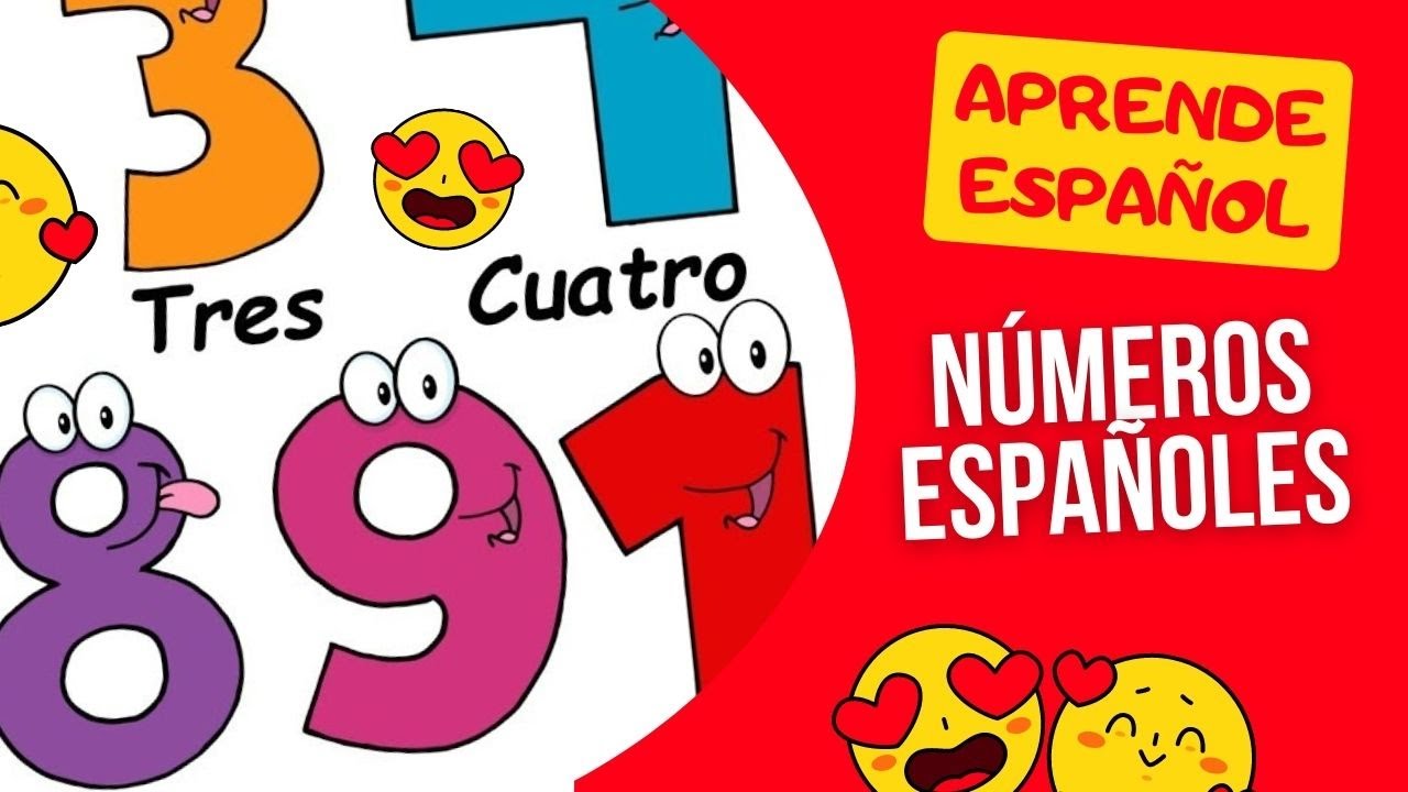 Numbers in Spanish! Los números del 0 al 100. Учим цифры на испанском