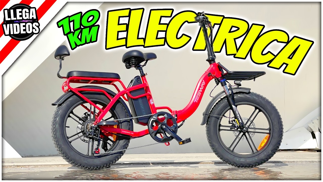 BRUTAL!! Puede con Todo 💪 bicicleta electrica TESWAY S5