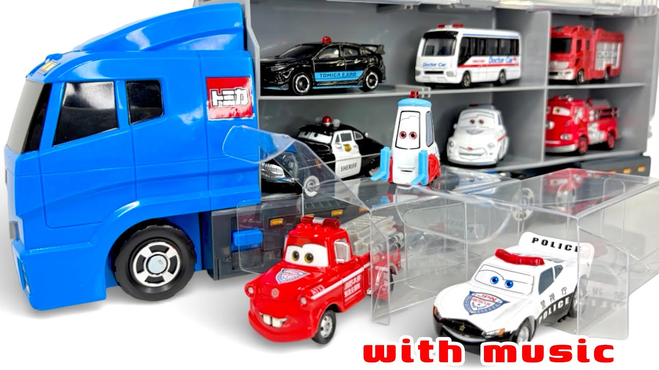Tomica🚗🎵｜カーズ パトカー 消防車 救急車 トミカ BGMあり｜cars Police Car・Fire Truck・Ambulance with music