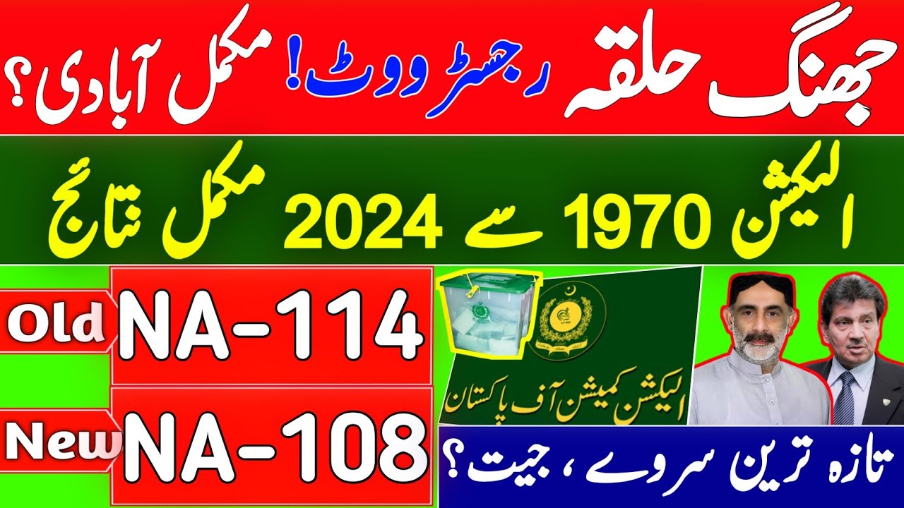 NA-108 jhang | na 108 jhang election result 2024 | election news 2024 jhang today