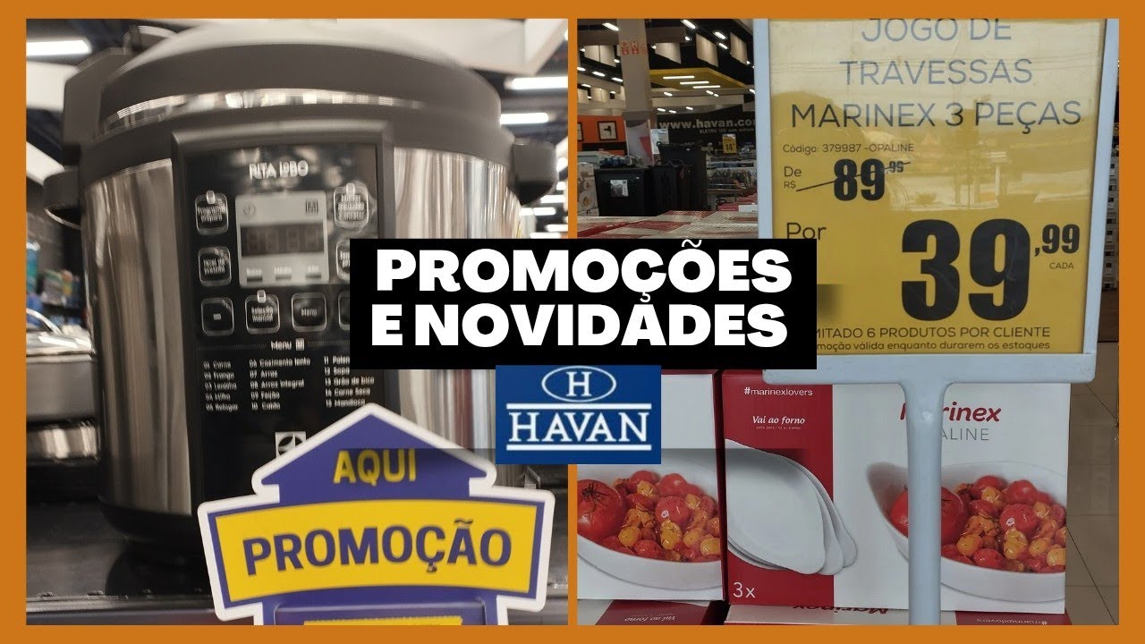 Ofertas Havan Eletros louças chocolates