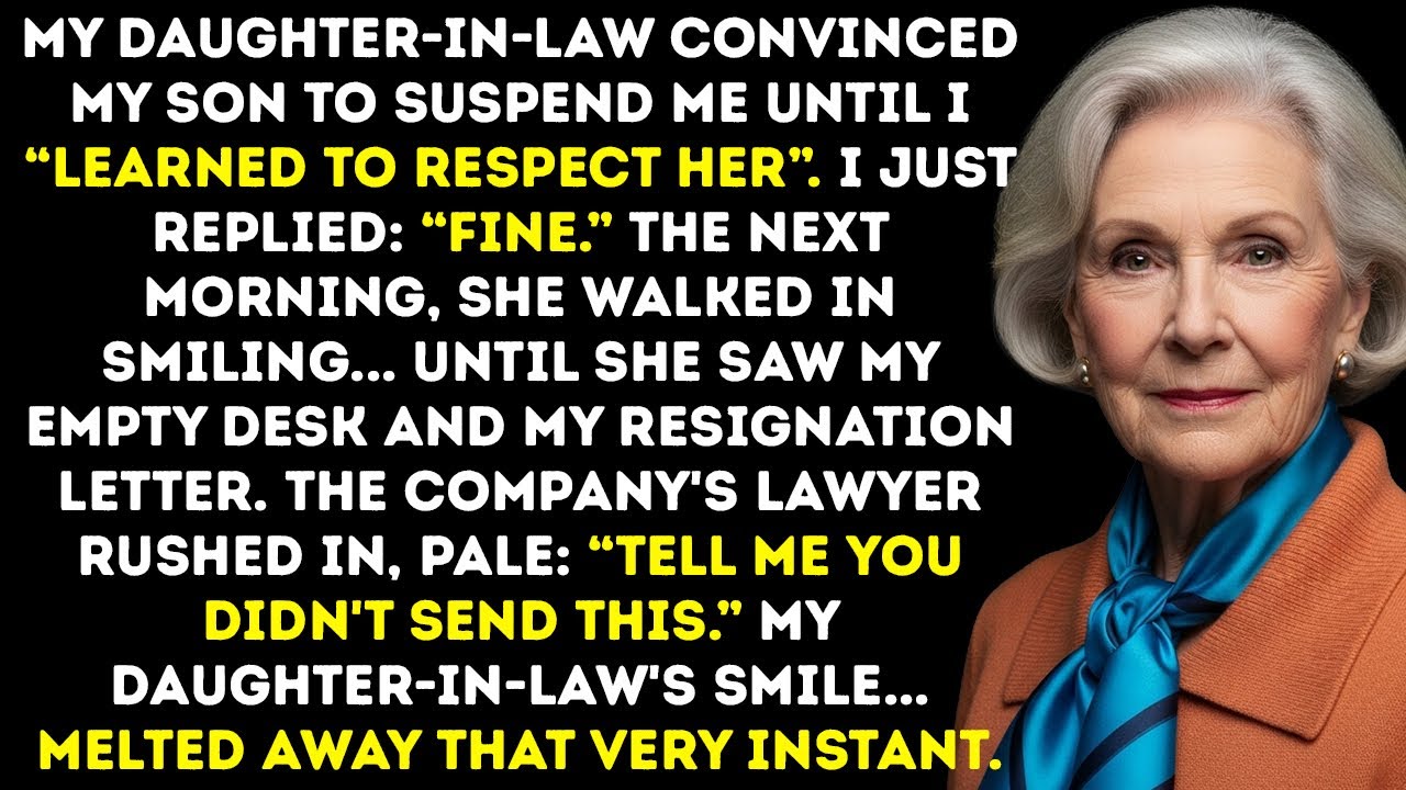 My Daughter-In-Law Fired Me To Teach Me Respect... But The Very Next Day, She Was Iced!