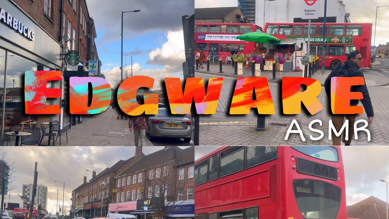 Edgware | in London, ASMR walking