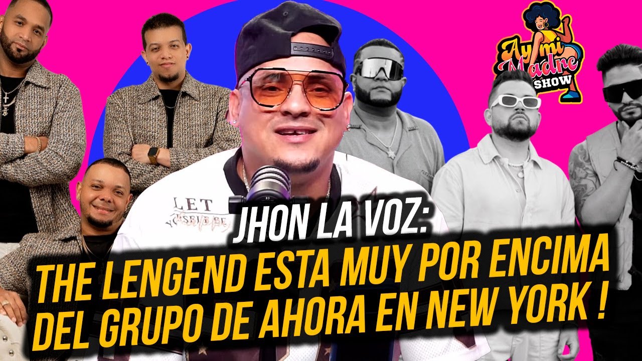 JHON LA VOZ: GRUPO THE LEGEND ESTÁ MUY POR ENCIMA DEL GRUPO DE AHORA EN NEW YORK !