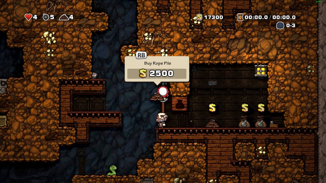 Spelunky 101: How to Rob the Shopkeeper