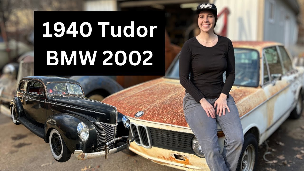 Work on the 1940 Tudor and BMW 2002