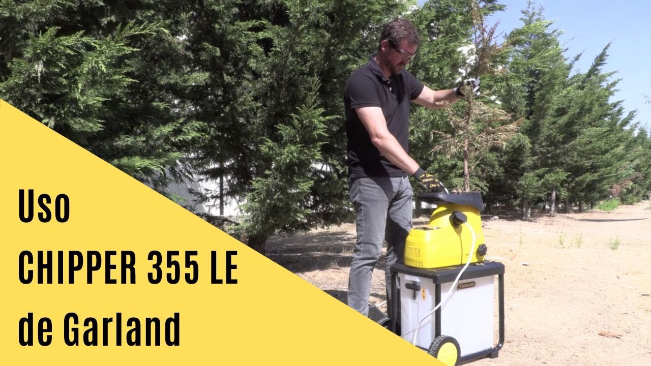 Biotriturador eléctrico Chipper 355 LE | Uso
