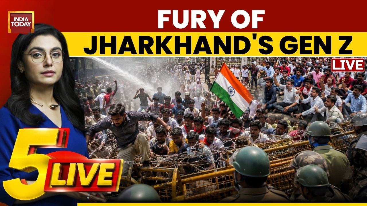 Ranchi Student Protest LIVE: Vidhan Sabha March Turn Violent | JPSC-JSSC | Jharkhand Paper Leak News