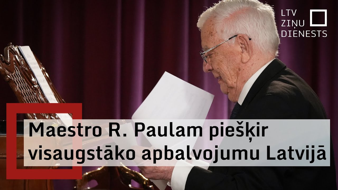 Raimonds Pauls tiks iecelts par Triju Zvaigžņu ordeņa Lielkrusta komandieri