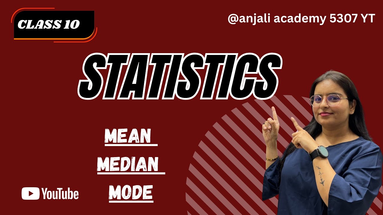 Statistics | ONE SHOT | Mean, Median, Mode #statistics #class10maths #mathmania #mathexampreparation