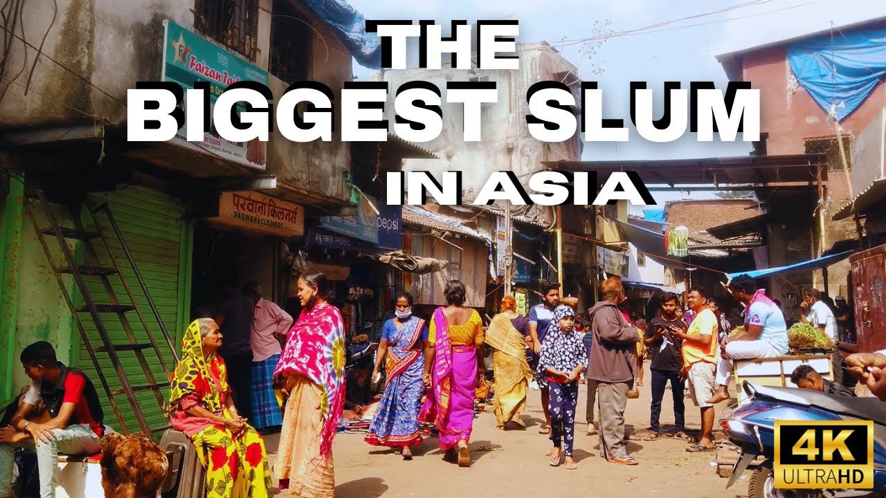Walking the LARGEST SLUM in ASIA | 4K DHARAVI SLUMS MUMBAI |  She' Walkin in Maharashtra