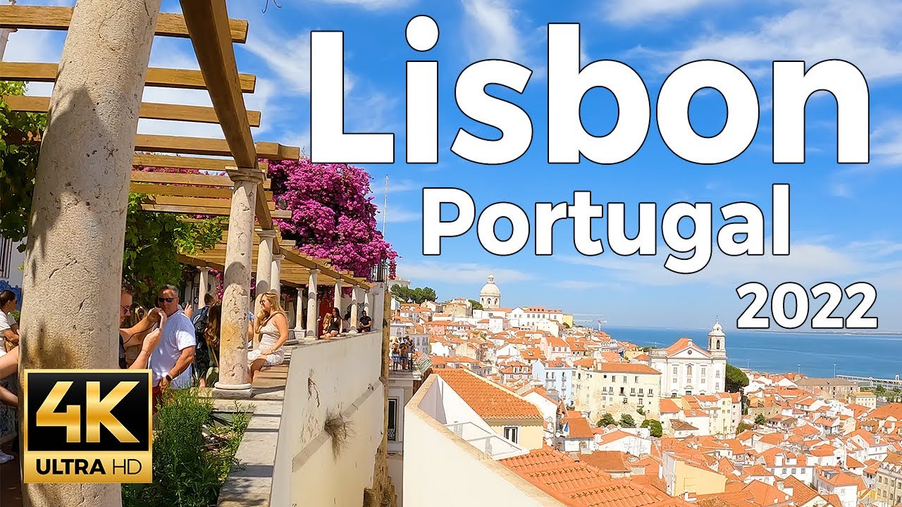 Lisbon 2022, Portugal Walking Tour (4k Ultra HD 60fps) - With Captions