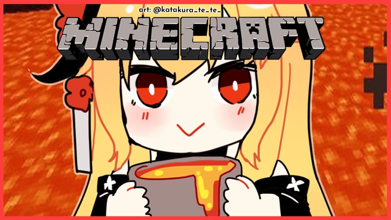 【Minecraft】lava temple~ lava is lyfe🔥🔥【Kaela Kovalskia / hololiveID】