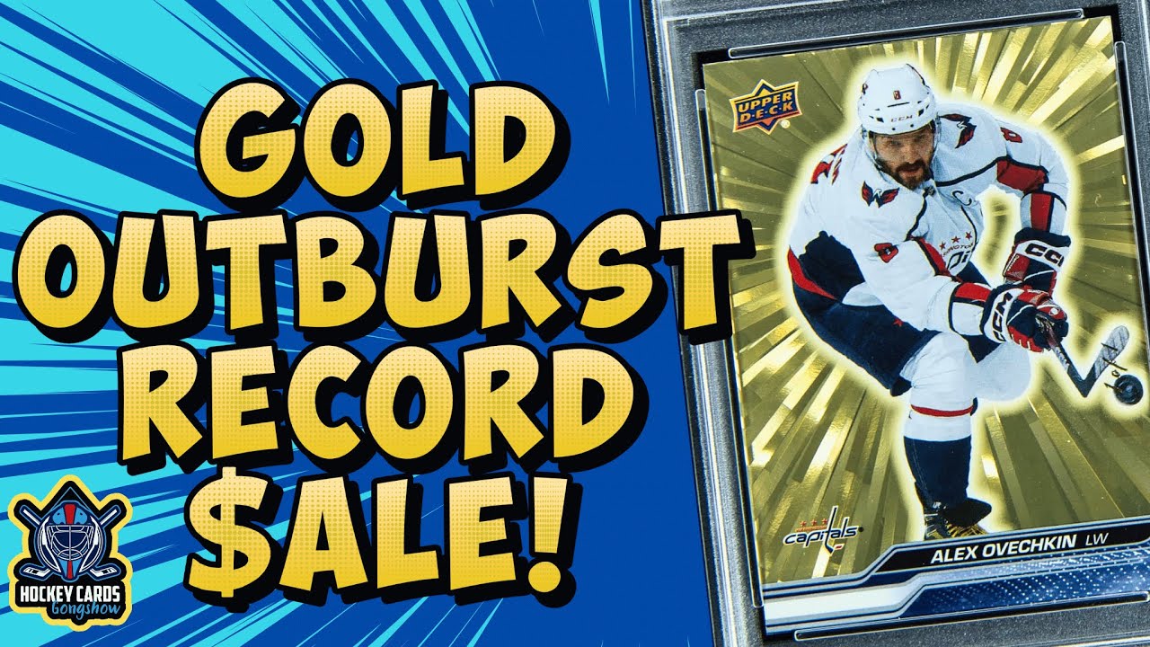 Top 5 Hockey Card Sales Last Week - Ovi Sets All-Time Outburst Gold Sales Record!
