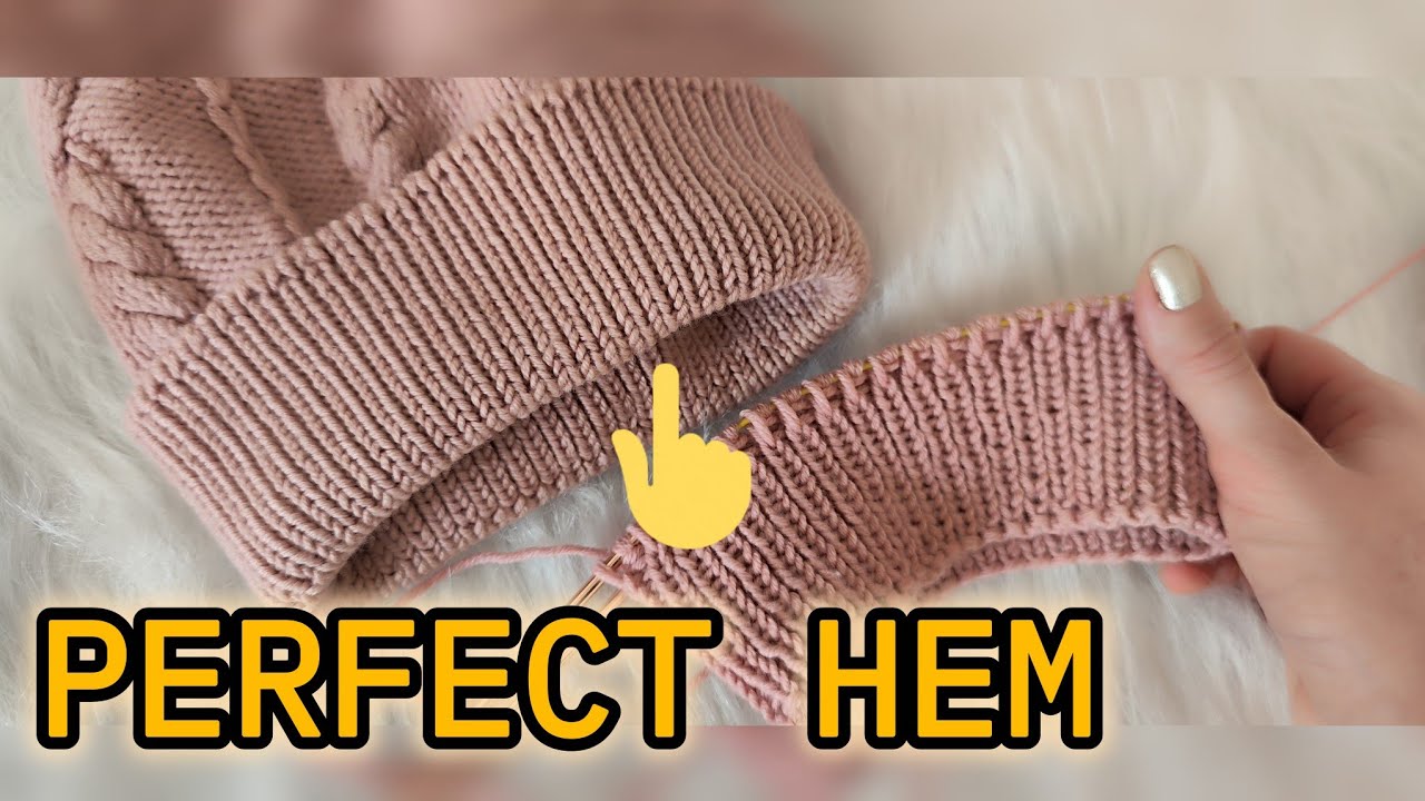 Fixed Hem for Double Knit Hats | Easy Tutorial🧶✨