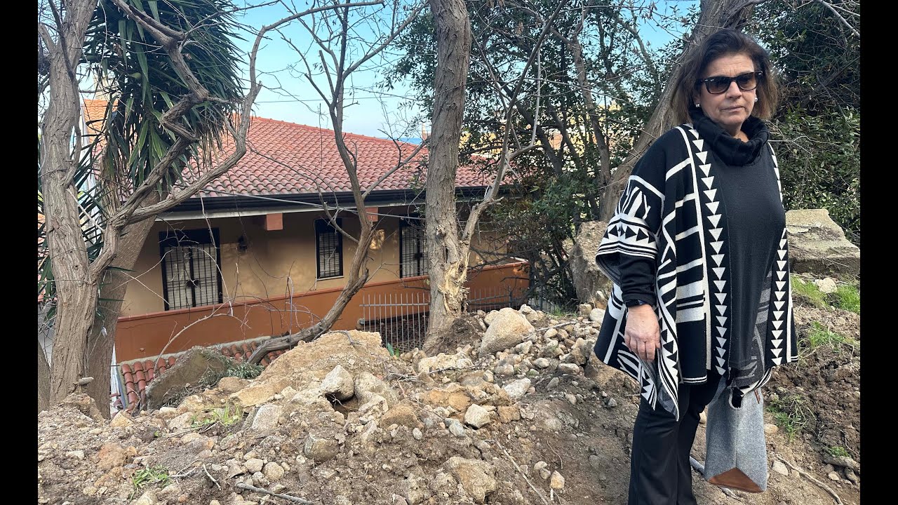 Frana a San Saba, senza casa da una settimana. 