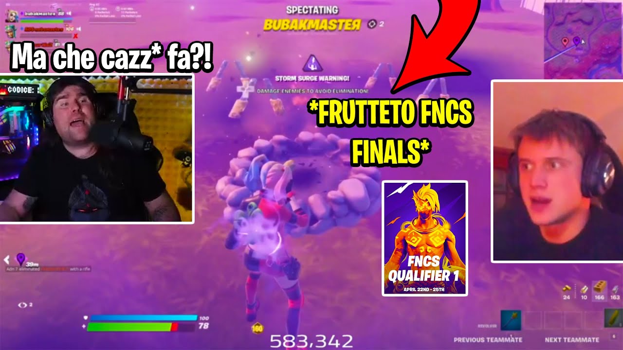 Piz e Xiuder *Reagiscono* a Questa Leggenda che Fa la FRUTTETO nelle Finali FNCS!