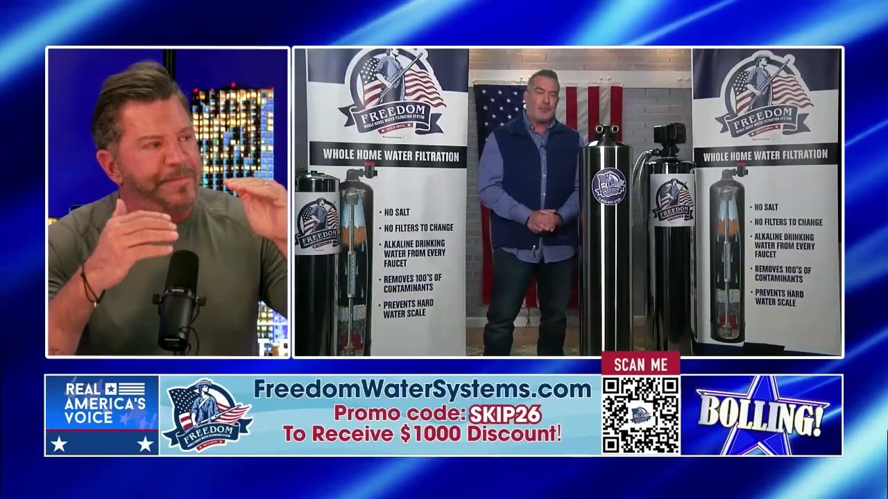 Eric Bolling Interviews Skip Bedell on Real Americas Voice | Whats in Your Drinking Water?