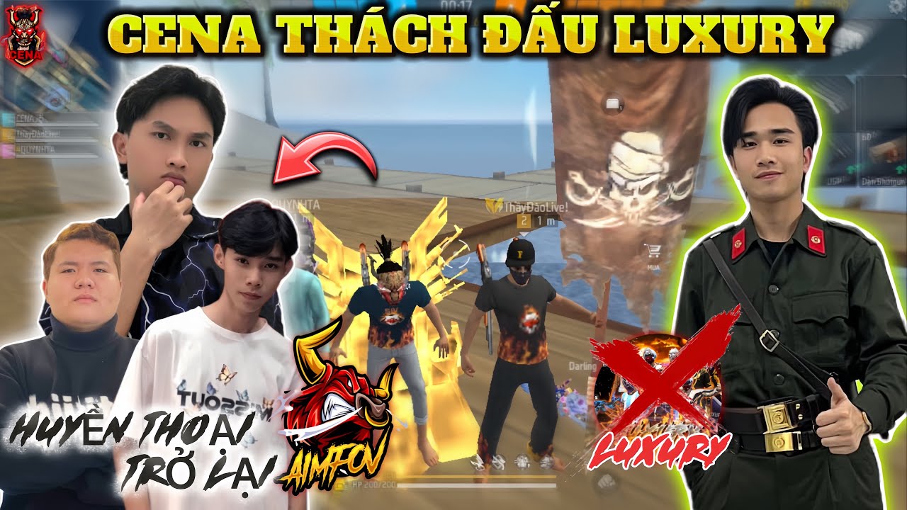 FREE FIRE | CENA Chuẩn Bị Đại Chiến Với LUXURY, Và Sự Trở Lại Của Các Huyền Thoại 2021 !!!