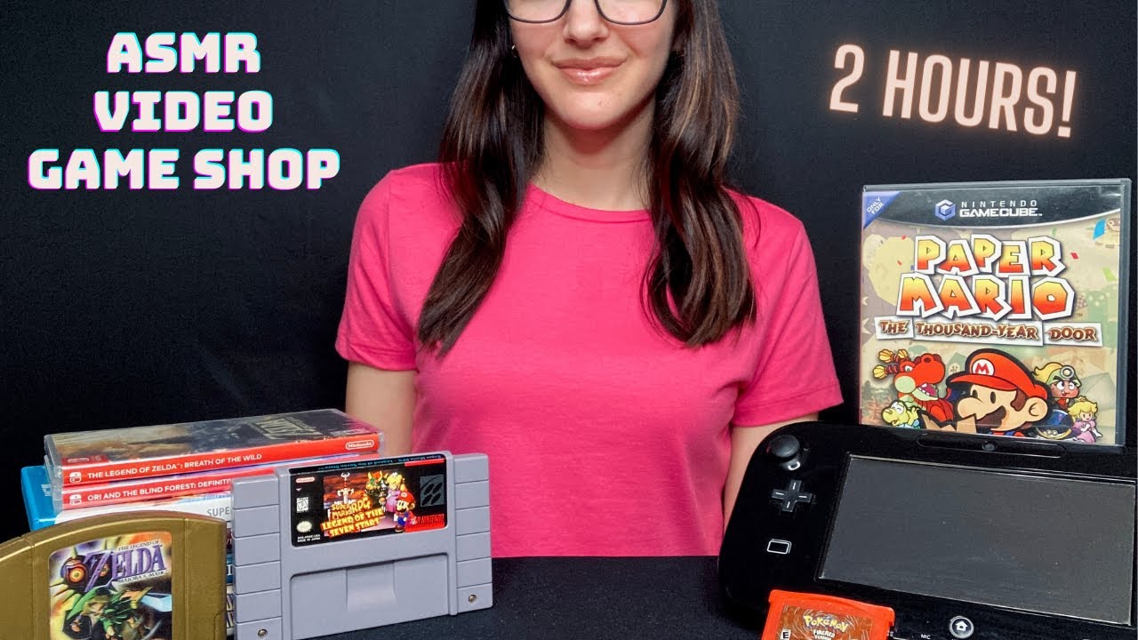 ASMR Game Shop Roleplay l Soft Spoken, Personal Attention, 2 Hour Compilation