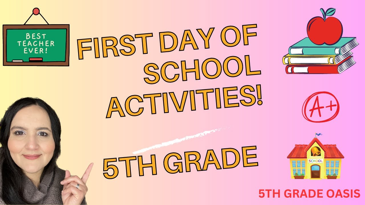 FIRST DAY OF SCHOOL ACTIVITIES!