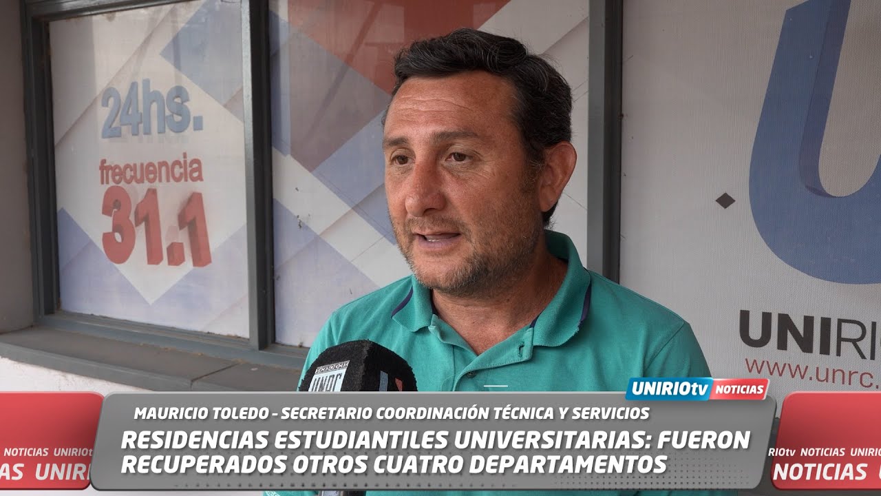 RESIDENCIAS ESTUDIANTILES UNIVERSITARIAS: FUERON RECUPERADOS OTROS CUATRO DEPARTAMENTOS