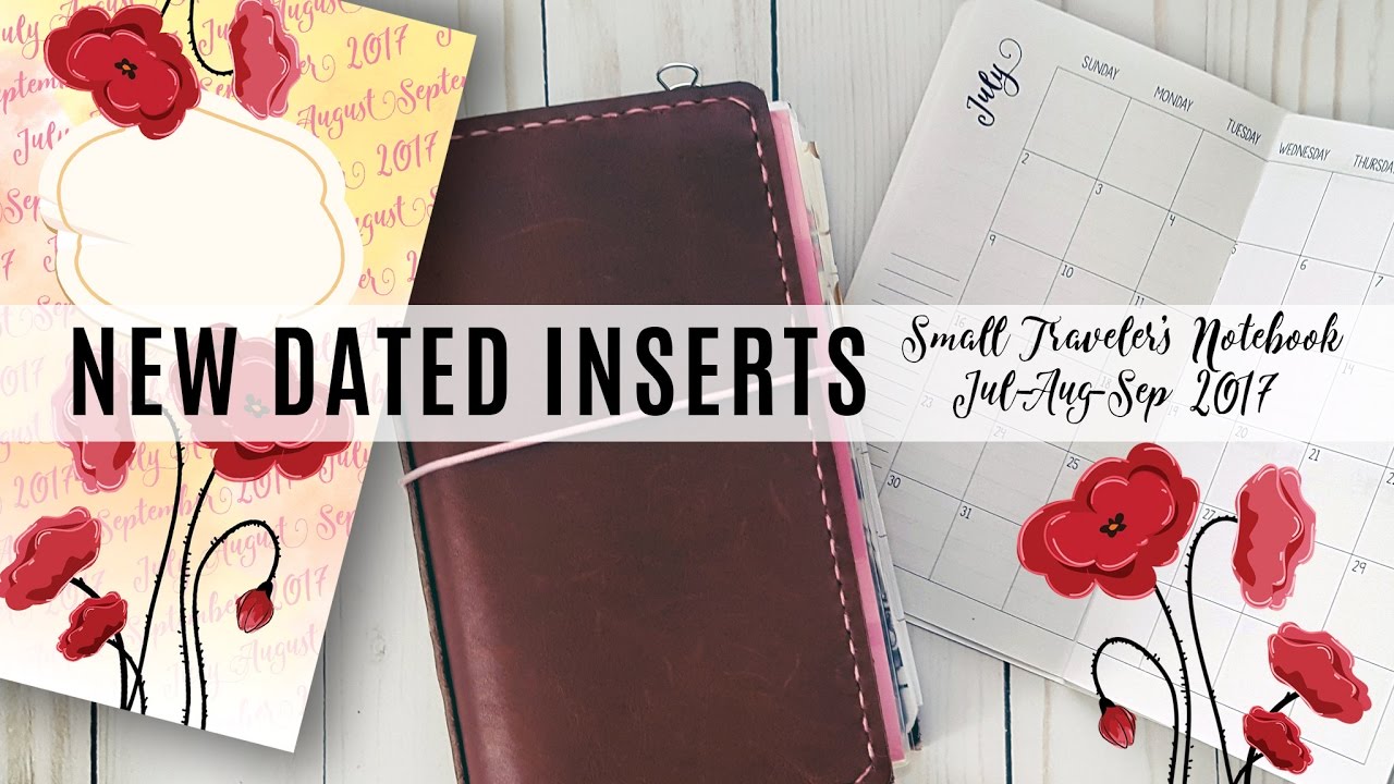 How to put together Dated Traveler's Notebook DIY Printable Planner Inserts